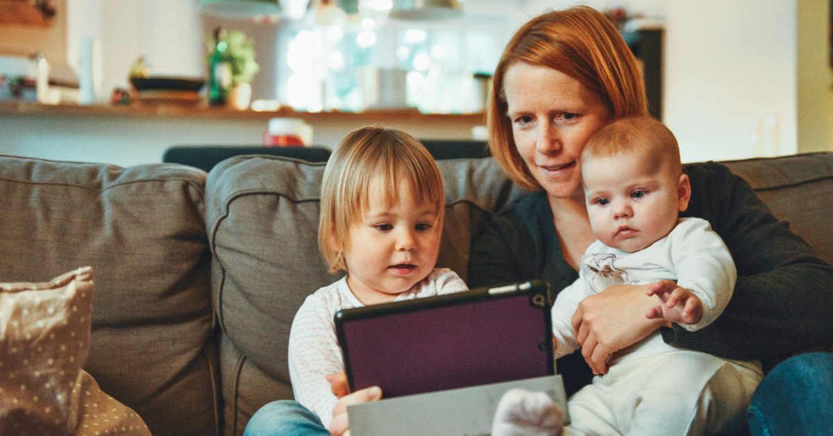 Cognitive Behavioral Therapy family in living room