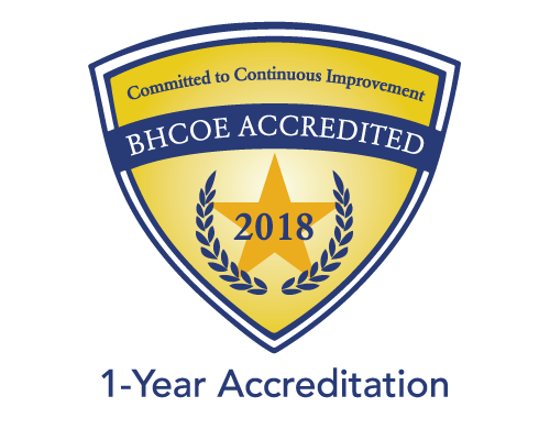 BHCOE Accreditation badge