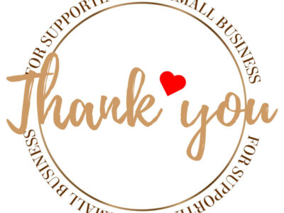 Thank you for supporting our small business!!